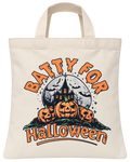 Batty for Halloween Canvas Bag