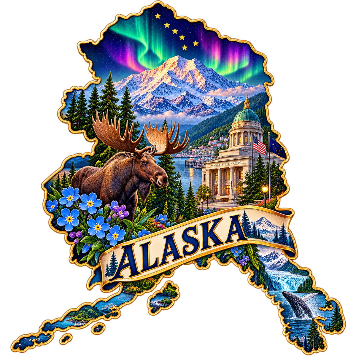 Alaska State Pride T-Shirts