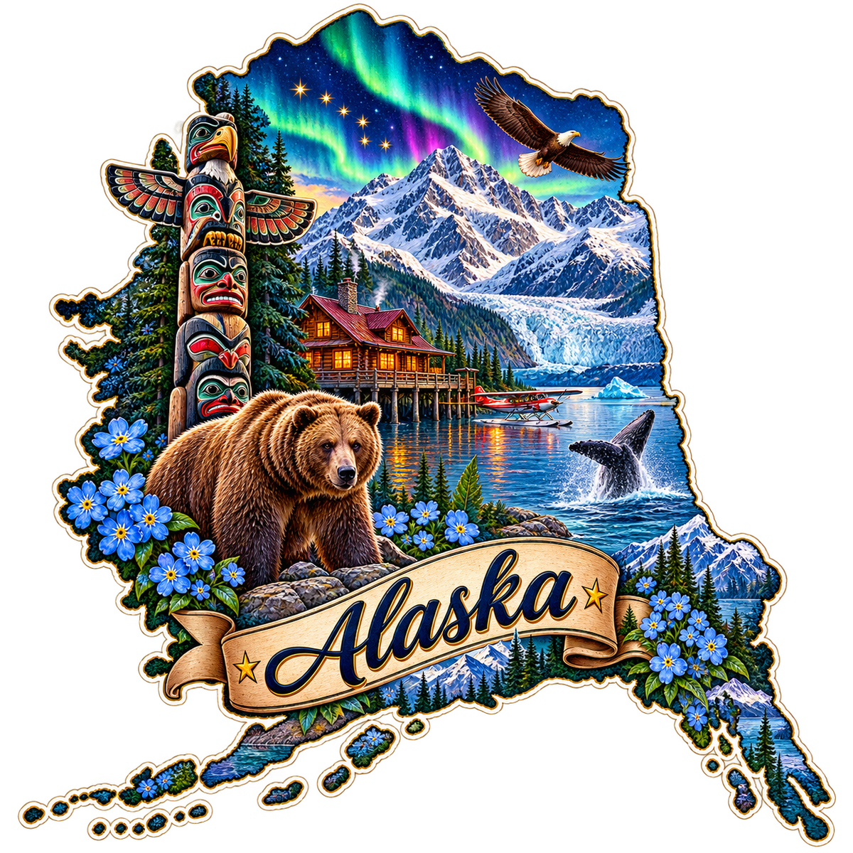 Alaska State Pride T-Shirts