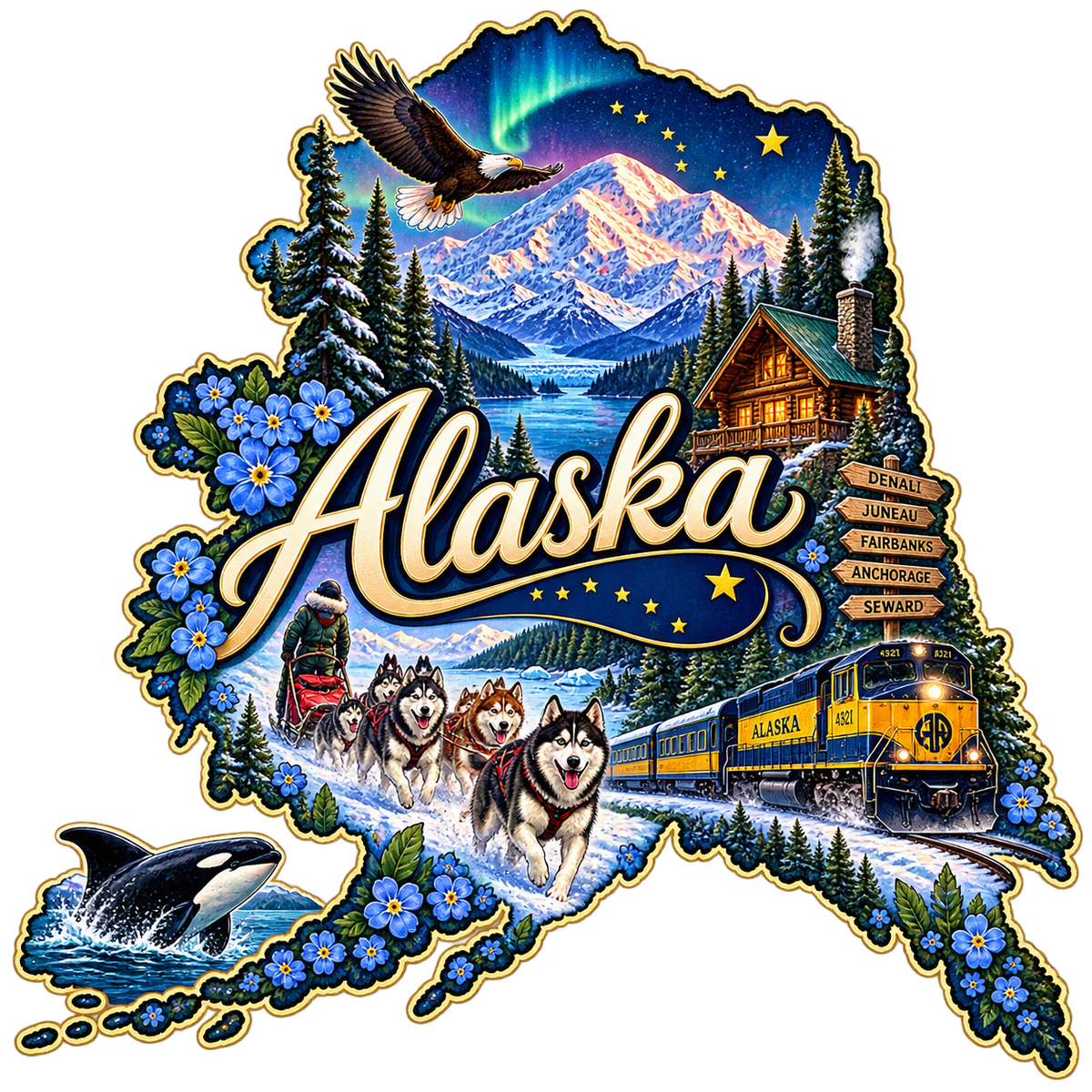 Alaska State Pride T-Shirts