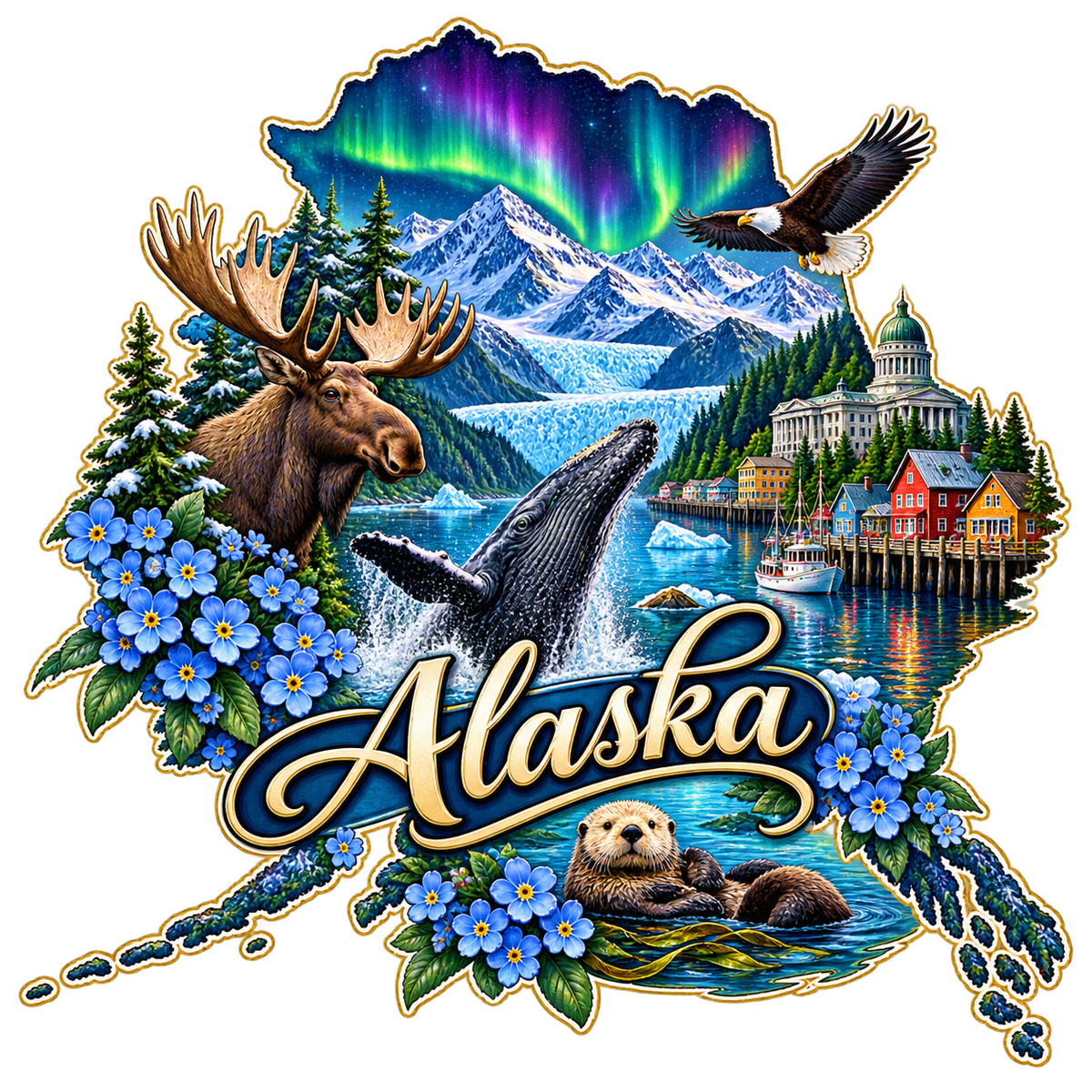 Alaska State Pride T-Shirts