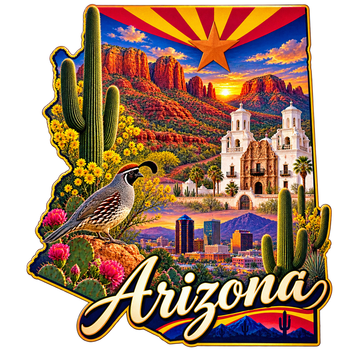 Arizona State Pride T-Shirts