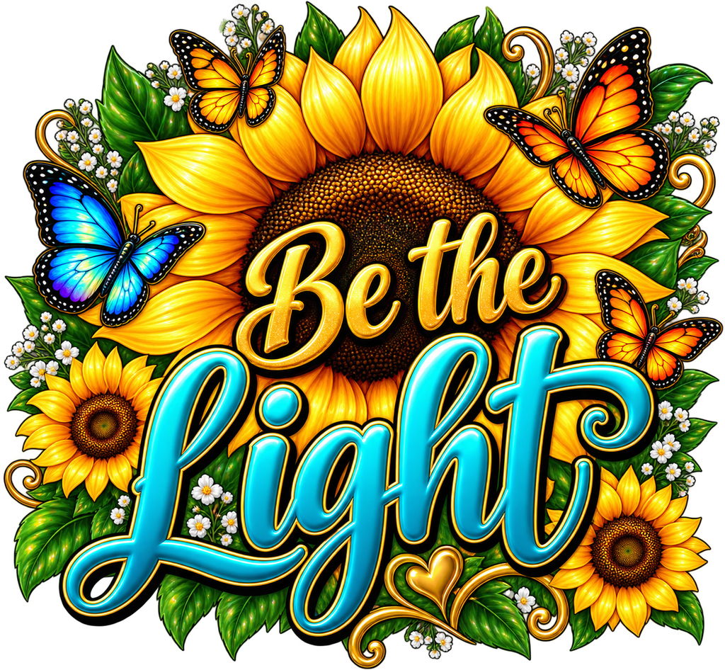 Be the Light Sunflower Garden T-Shirt
