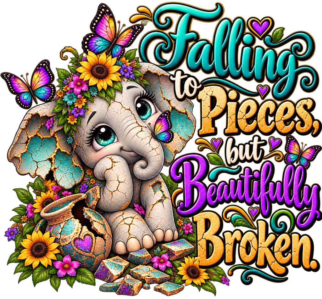 Beautifully Broken Elephant T-Shirt