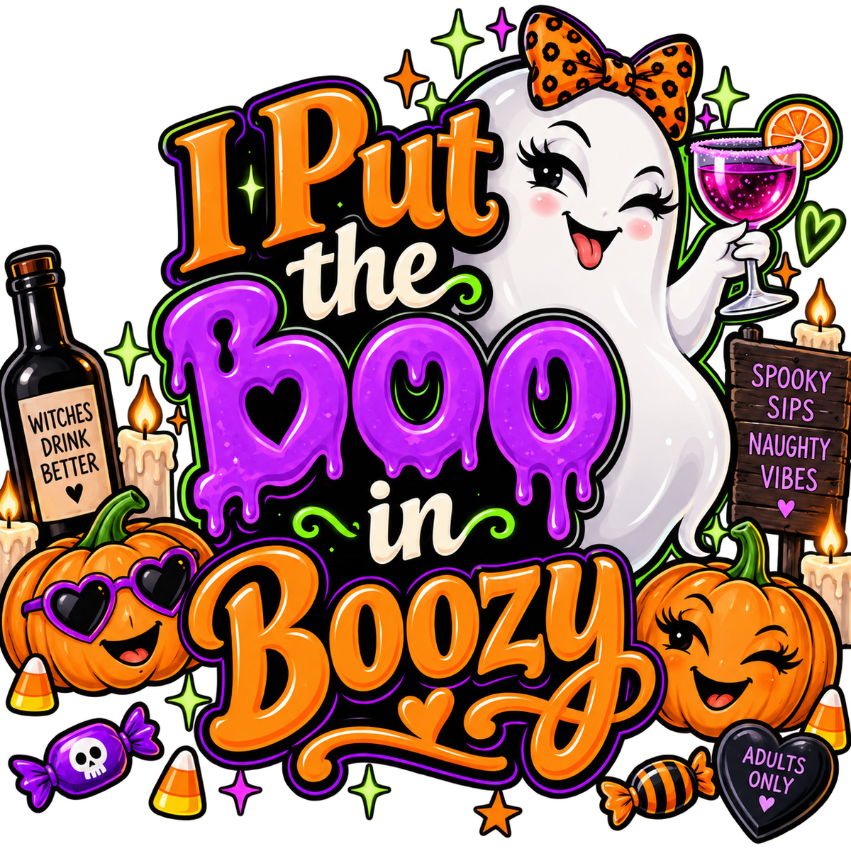 I Put the Boo in Boozy T-Shirt