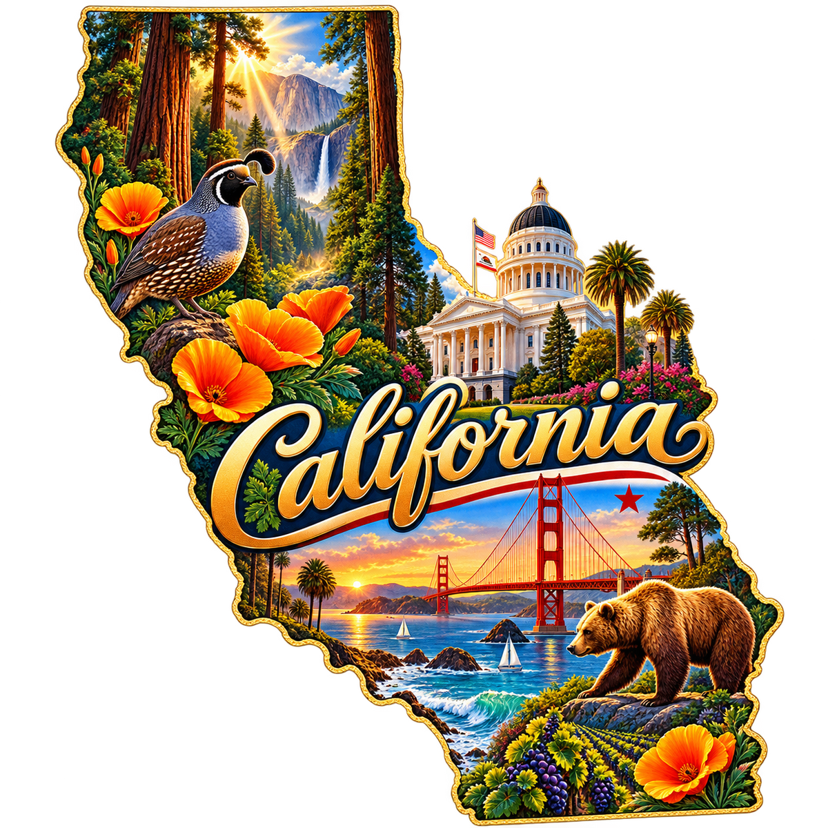 California State Pride T-Shirts