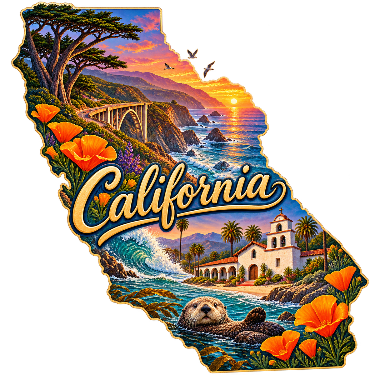 California State Pride T-Shirts
