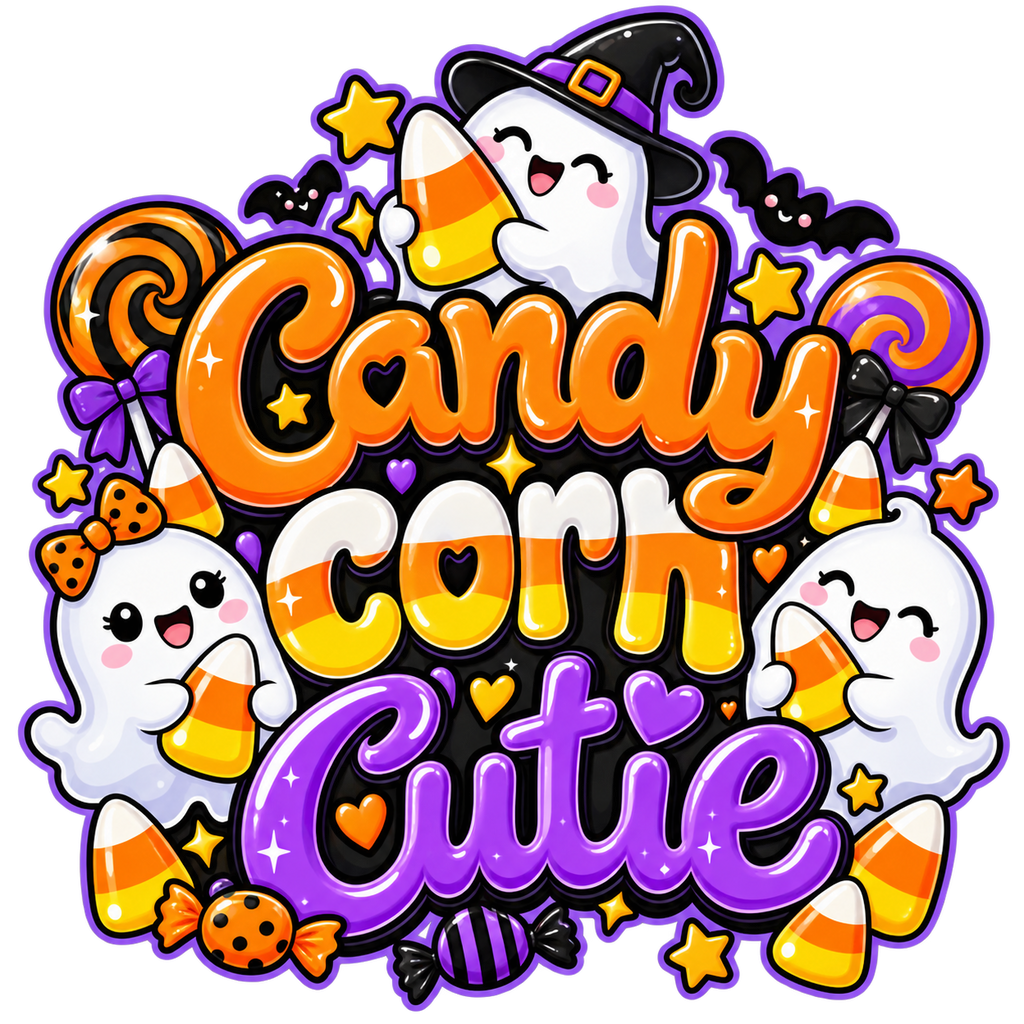 Candy Corn Cutie Halloween Mug