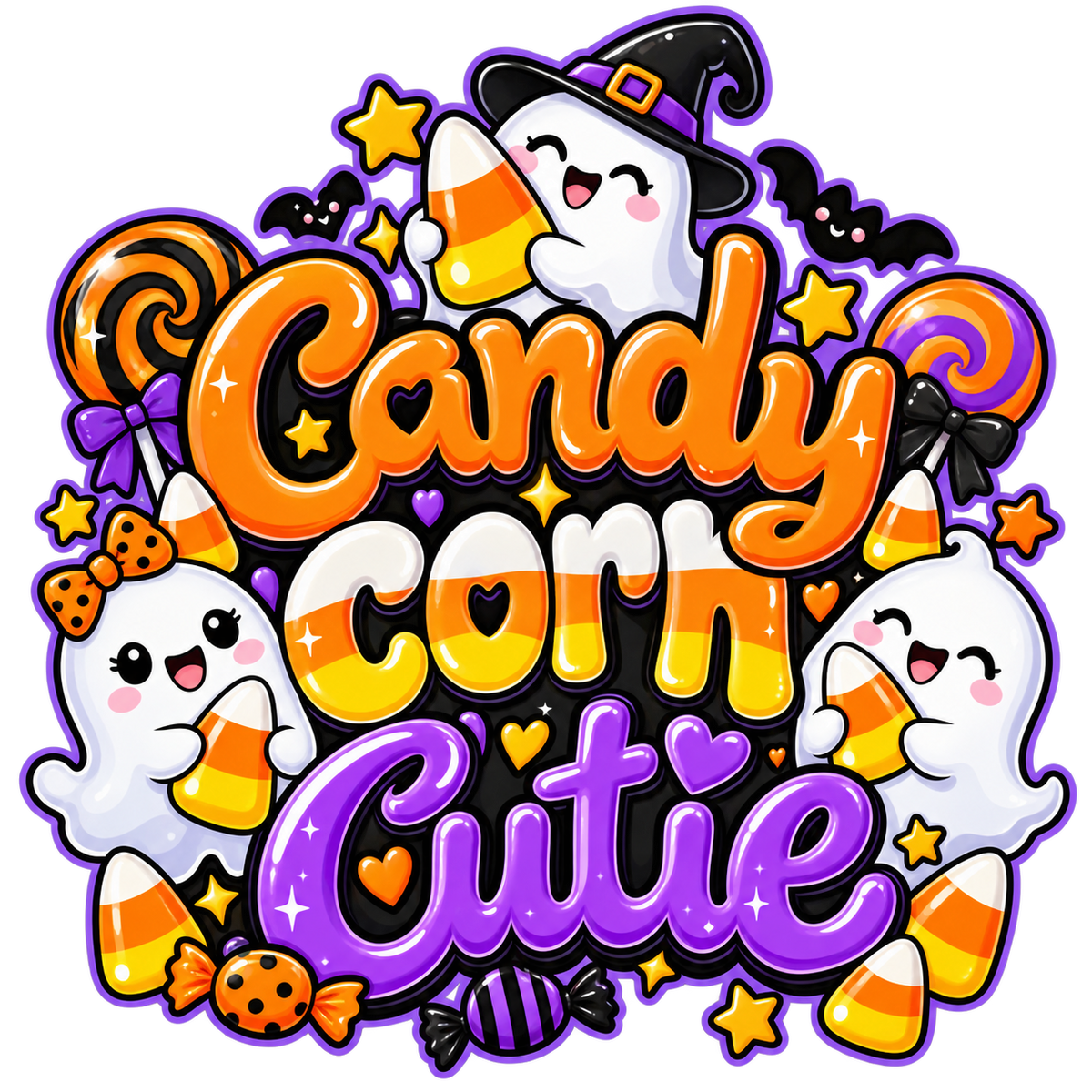 Candy Corn Cutie Halloween Mug