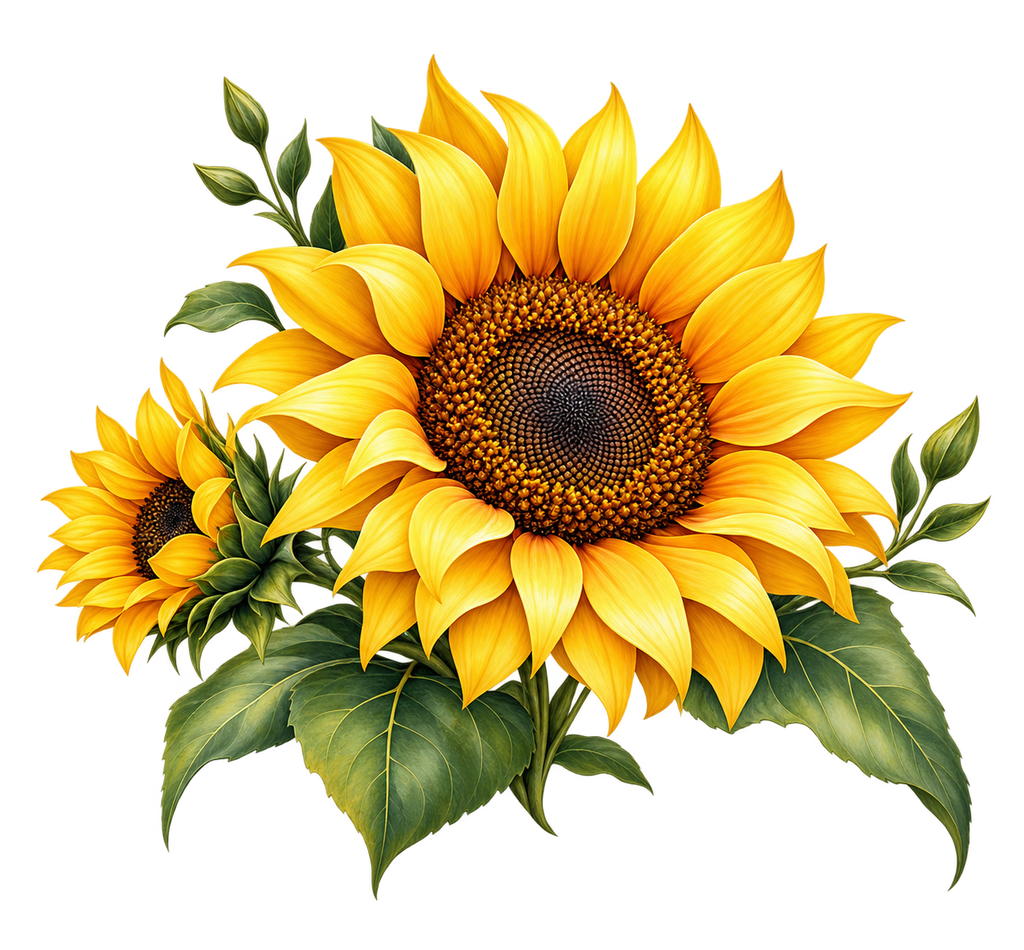 Golden Sunflower Blooms T-Shirt