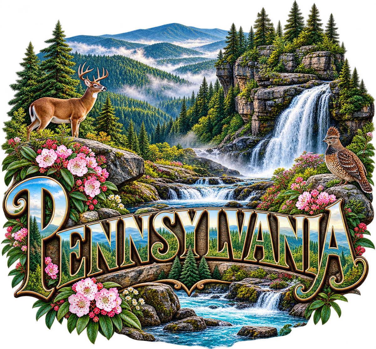 Pennsylvania State Pride T-Shirts