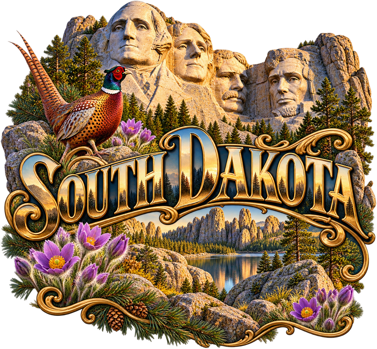 South Dakota State Pride T-Shirts