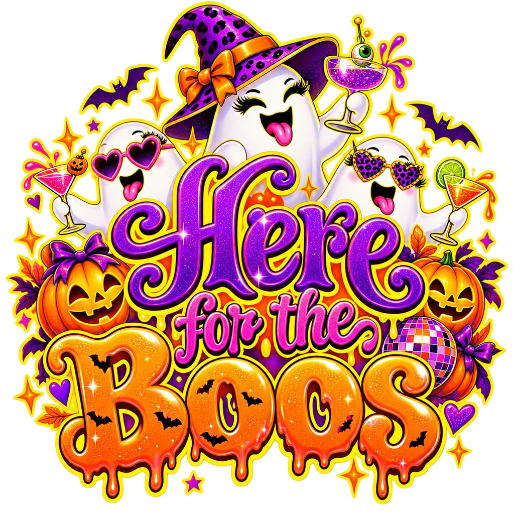 Here for the Boos Ghost Party Halloween T-Shirt