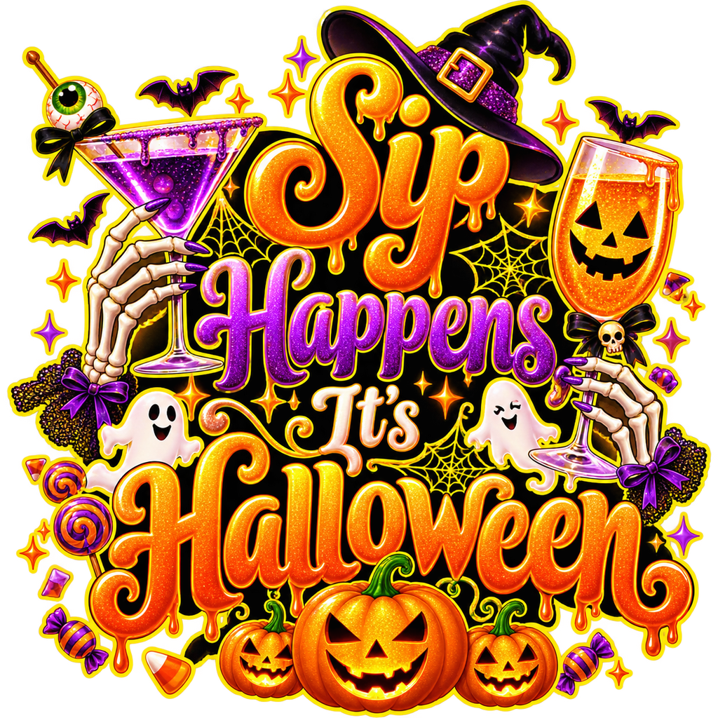 Sip Happens, It’s Halloween T-Shirt