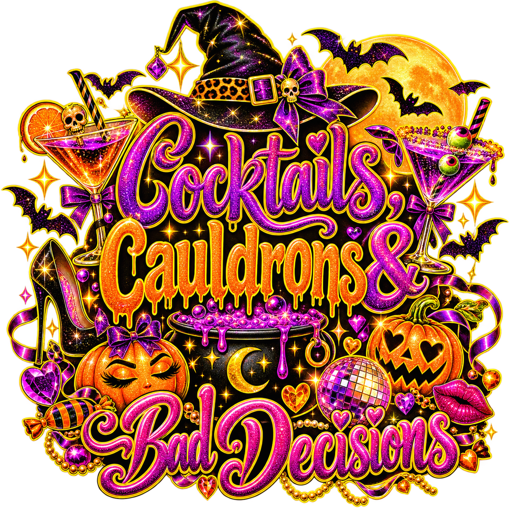 Cocktails, Cauldrons & Bad Decisions Halloween Mug