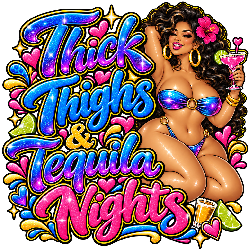Thick Thighs & Tequila Nights T-Shirt
