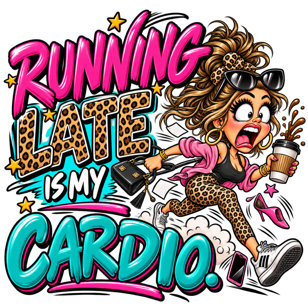 Running Late Is My Cardio T-Shirt