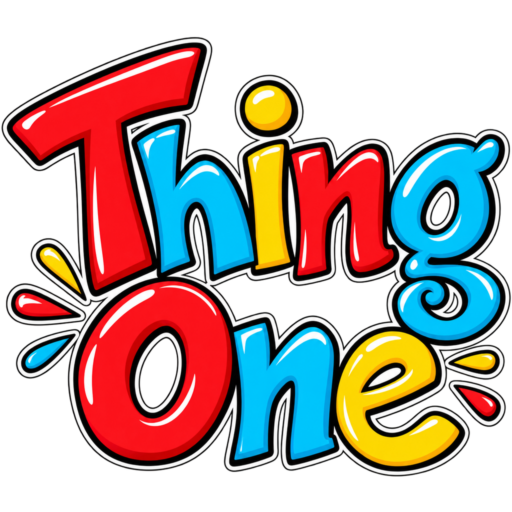 Thing One & Thing Two Couples T-Shirt Set (2 Shirts)