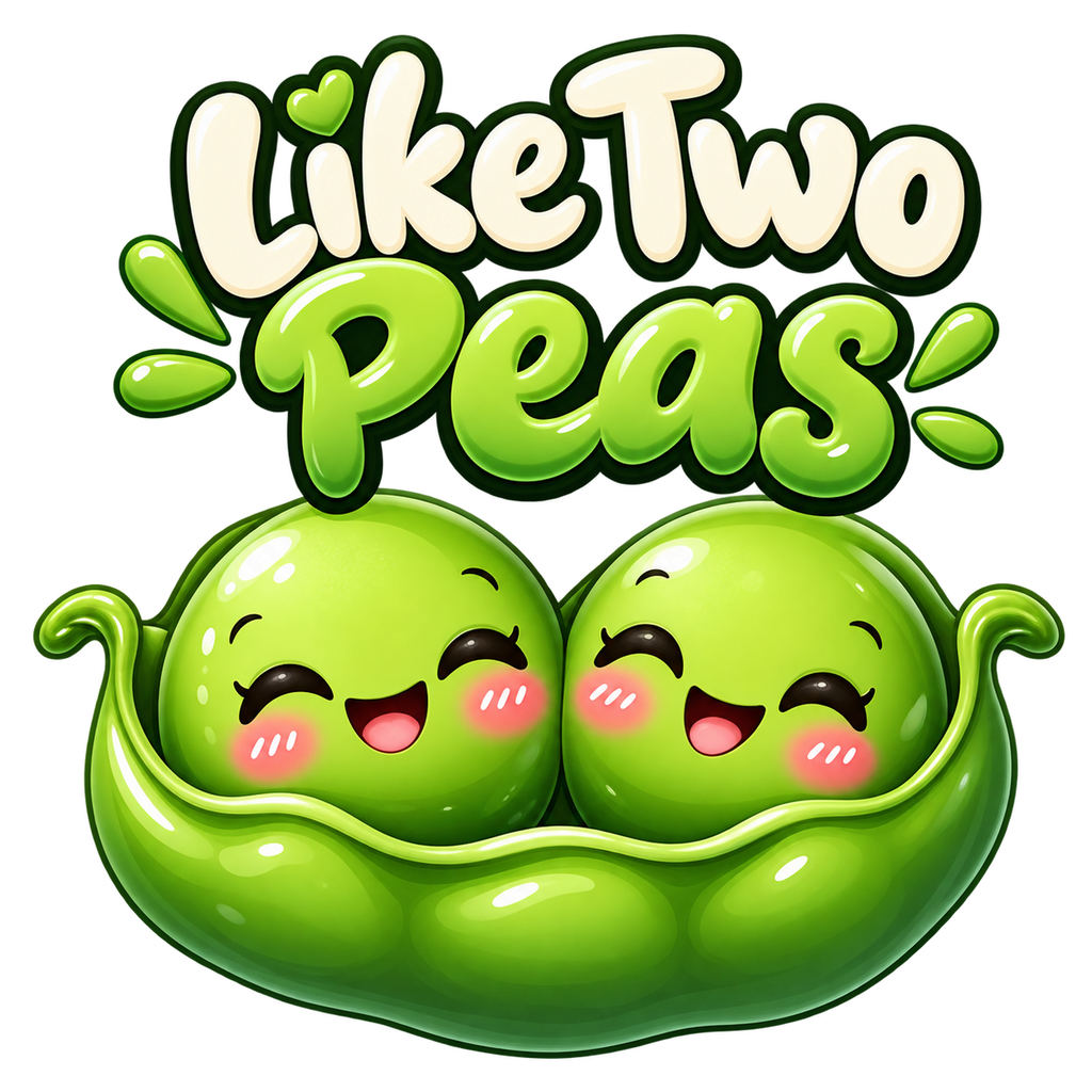 Two Peas in a Pod Couples T-Shirt Set (2 Shirts)