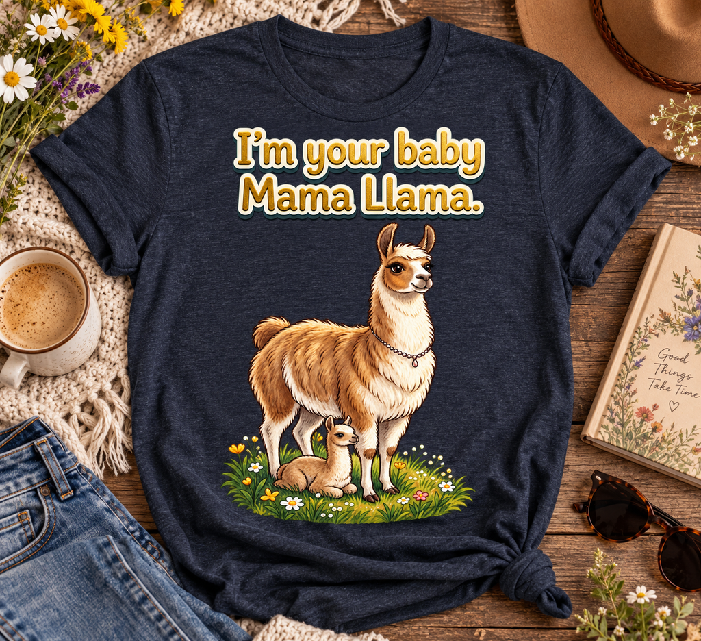 I'm Your Baby Mama Llama Funny T-Shirt