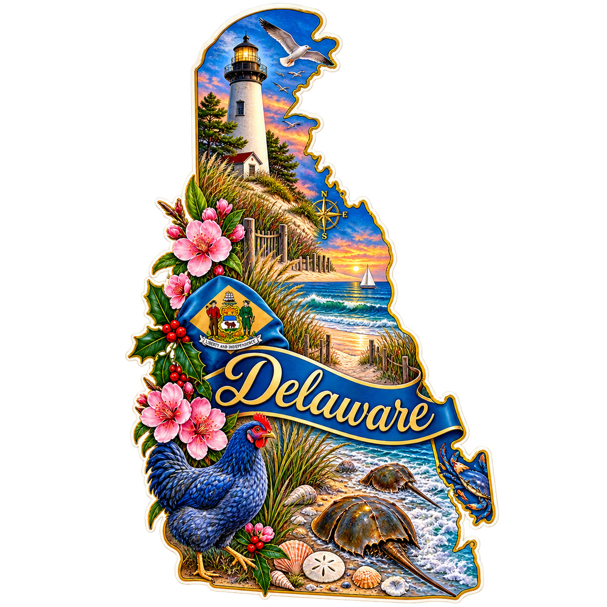 Delaware State Pride T-Shirts