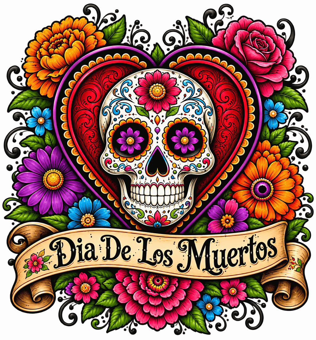 Flower Sugar Skull T-Shirt
