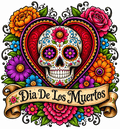 Flower Sugar Skull T-Shirt