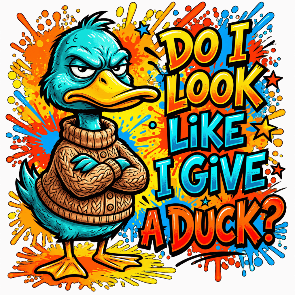 Do I Look Like I Give a Duck? Funny T-Shirt