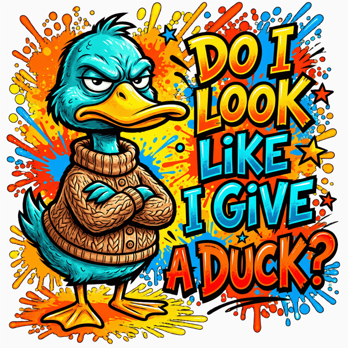Do I Look Like I Give a Duck? Funny T-Shirt