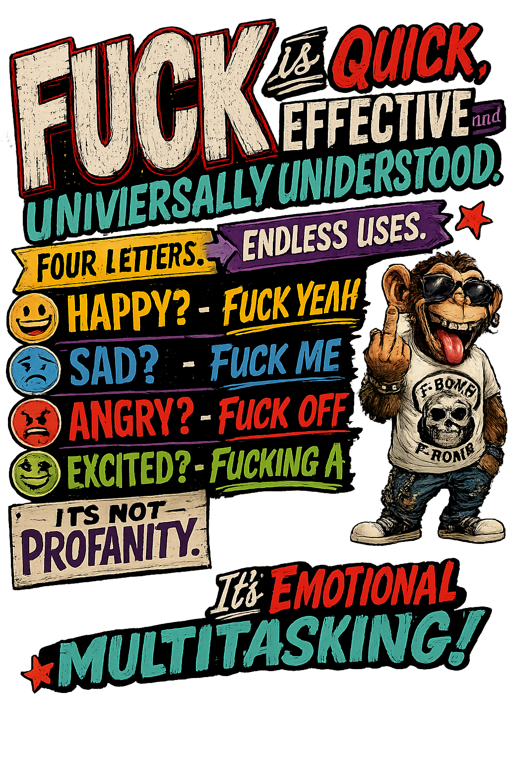 Emotional Multitasking - T-Shirt