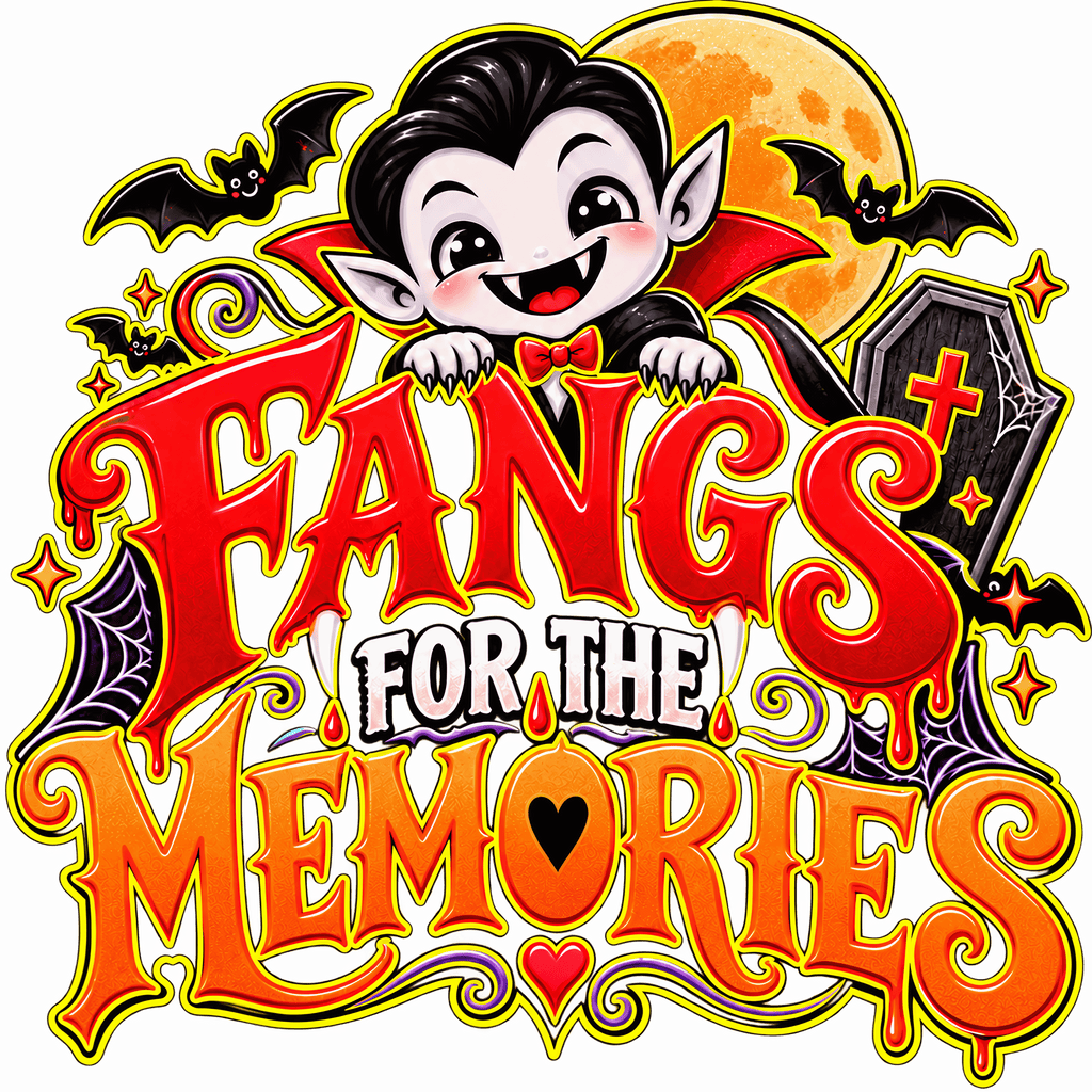 Fangs for the Memories Halloween Canvas Bag