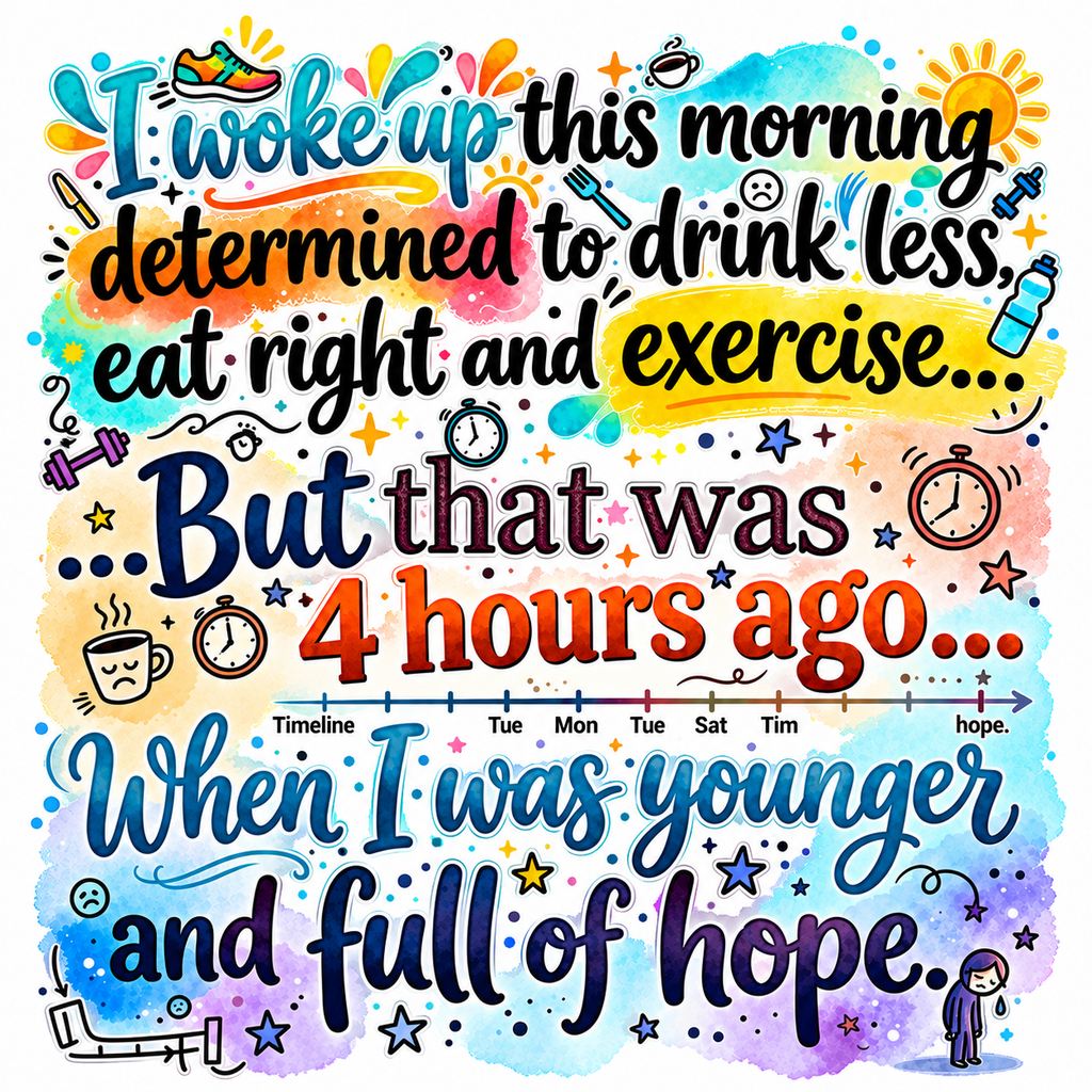 I Woke Up Full of Hope Funny T-Shirt