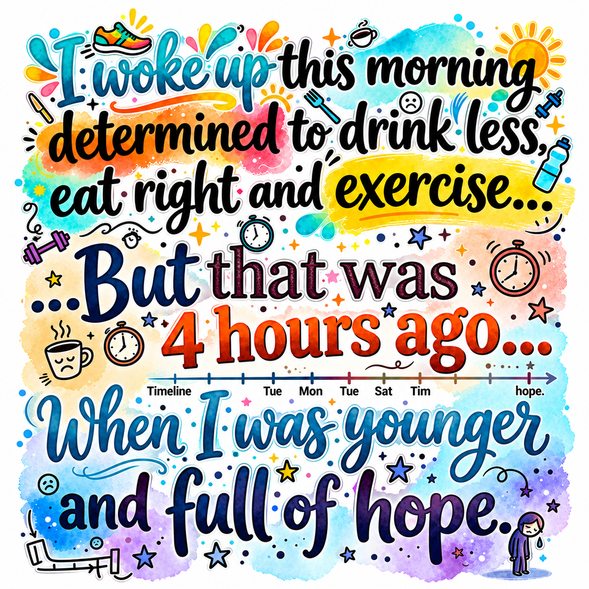 I Woke Up Full of Hope Funny T-Shirt
