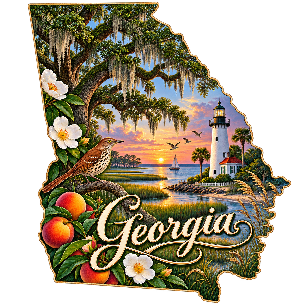 Georgia State Pride T-Shirts