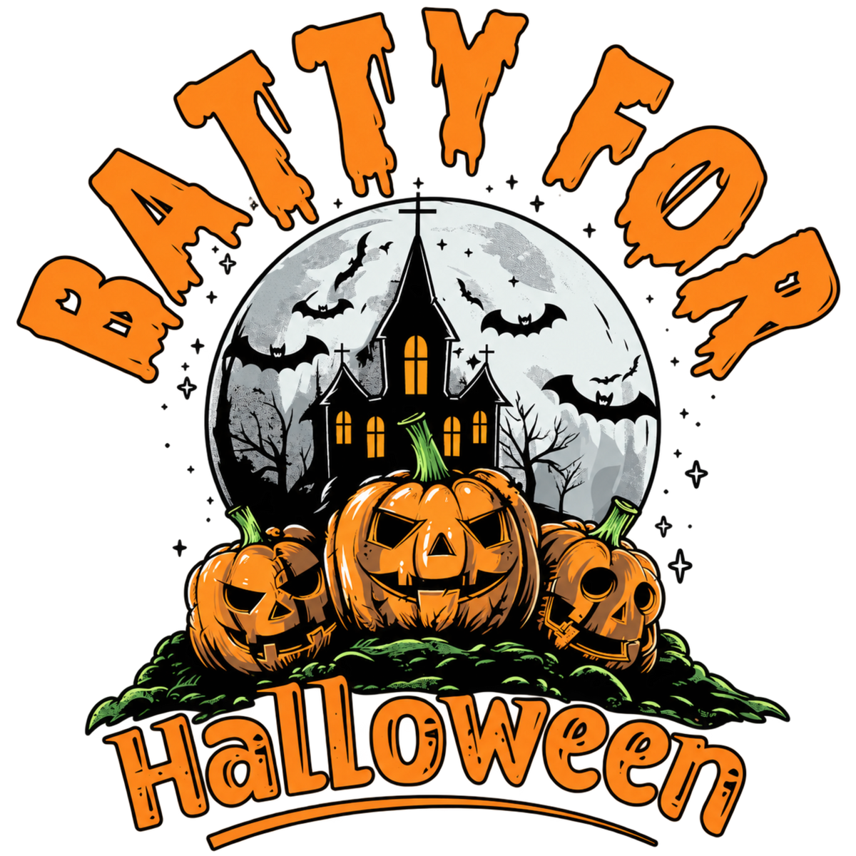 Batty For Halloween T-Shirt