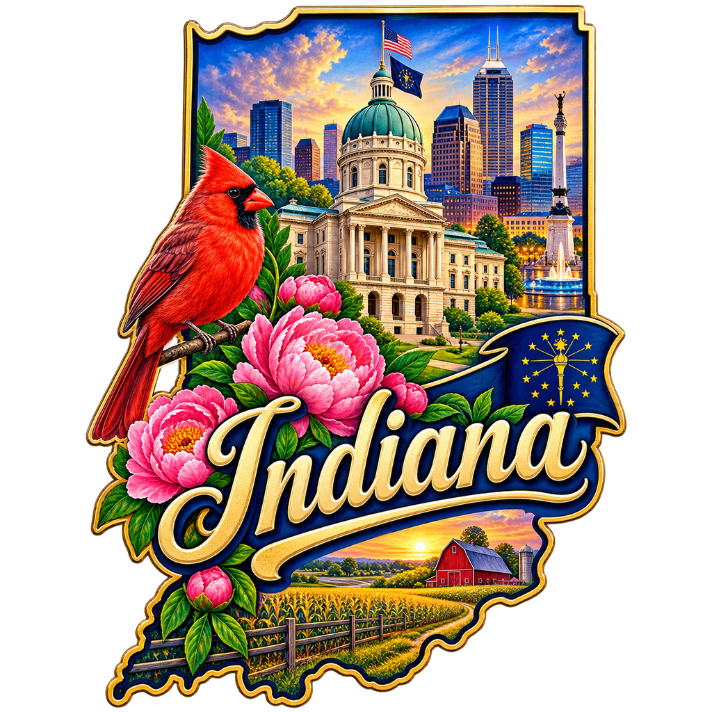 Indiana State Pride T-Shirts