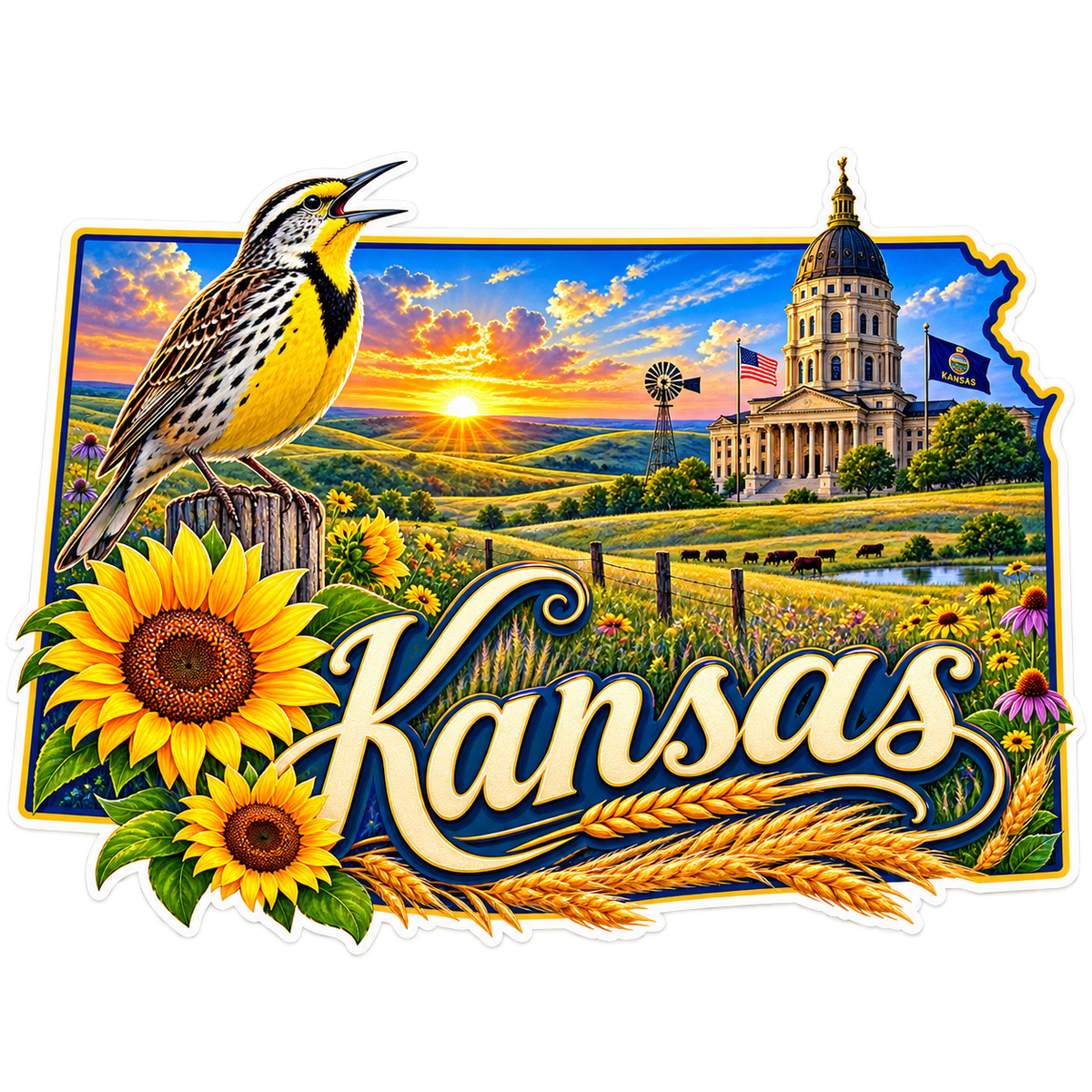 Kansas State Pride T-Shirts