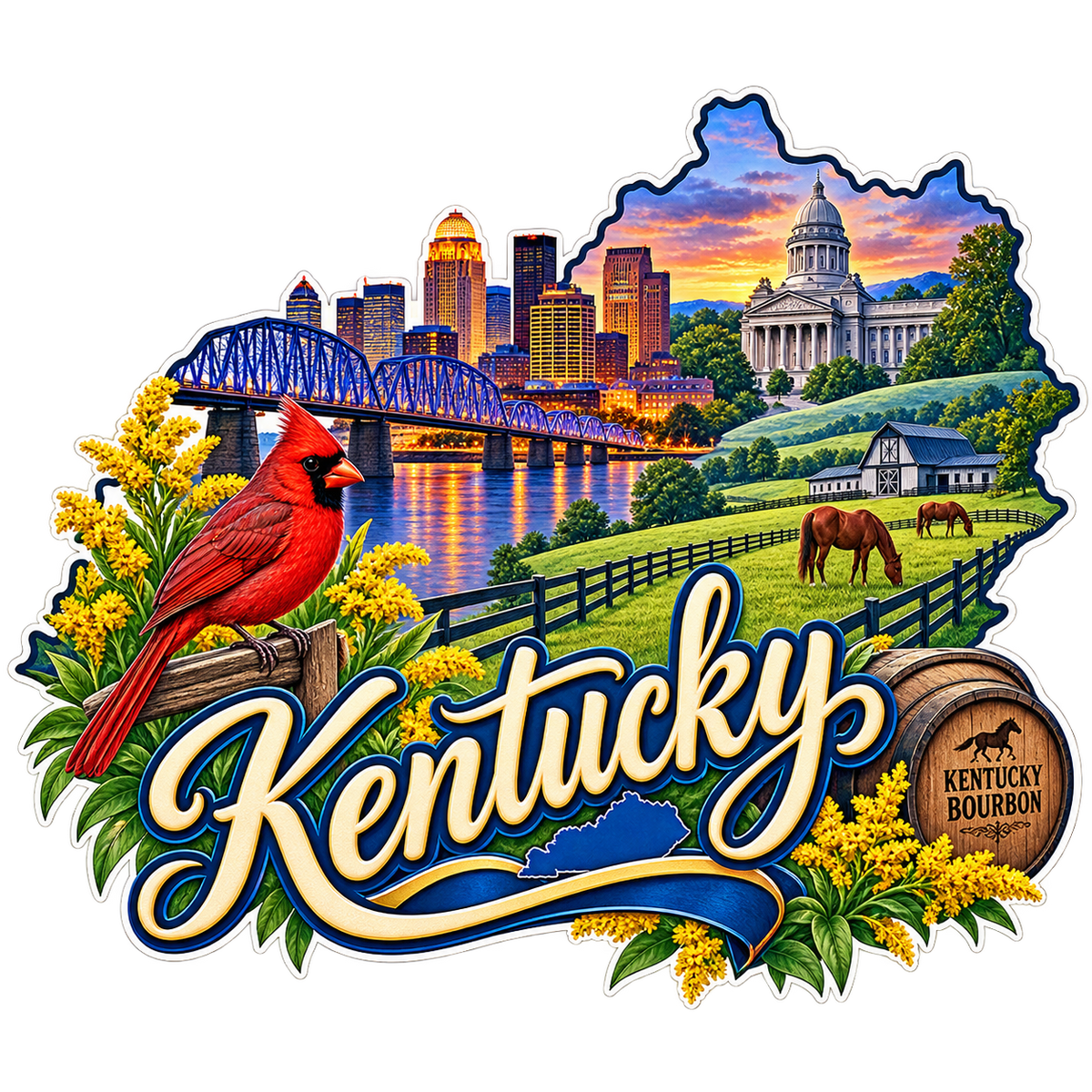 Kentucky State Pride T-Shirts