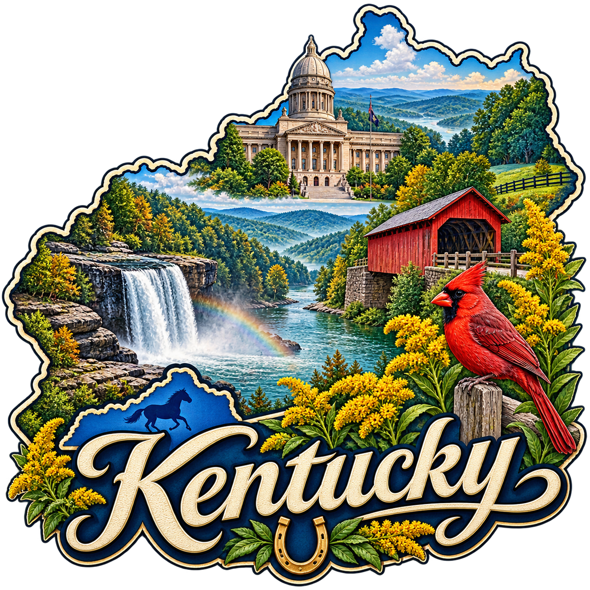 Kentucky State Pride T-Shirts