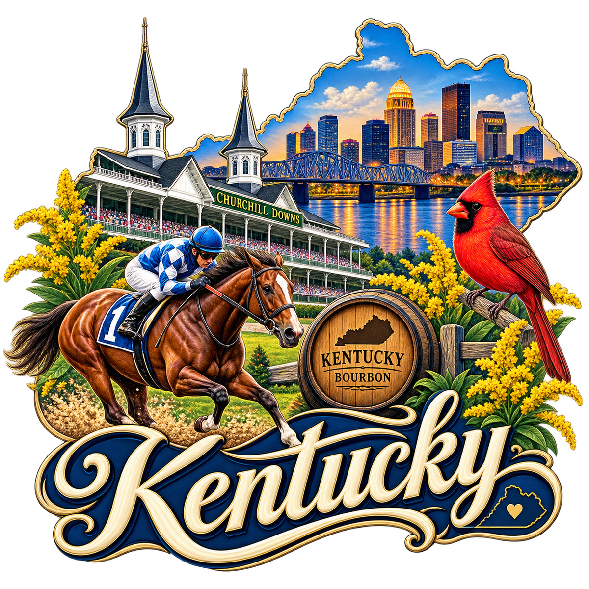 Kentucky State Pride T-Shirts
