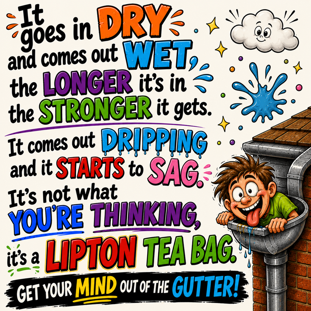Get Your Mind Out of the Gutter – It’s a Lipton Tea Bag - T-Shirt
