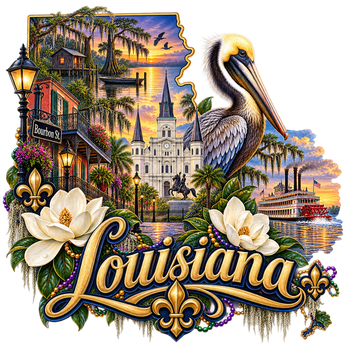 Louisiana State Pride T-Shirts