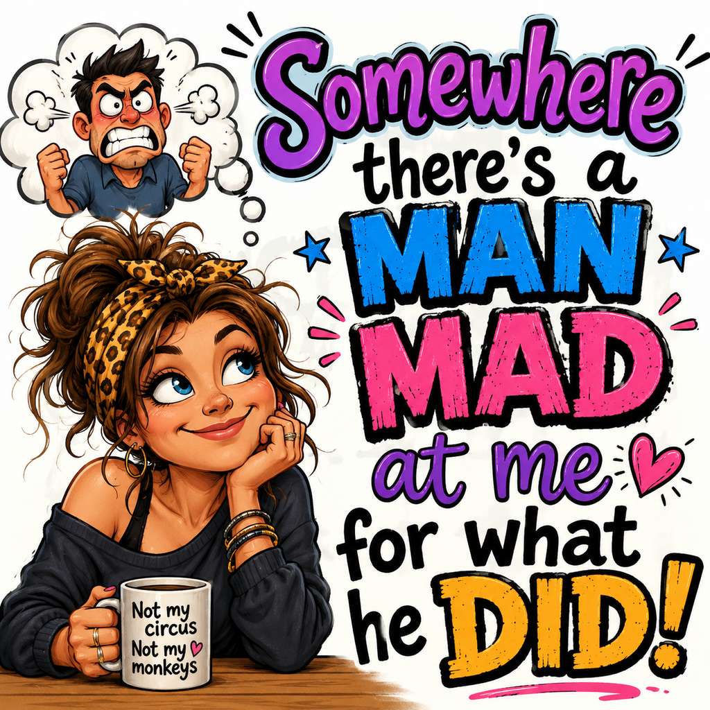 Somewhere There’s a Man Mad at Me for What He Did - T-Shirt