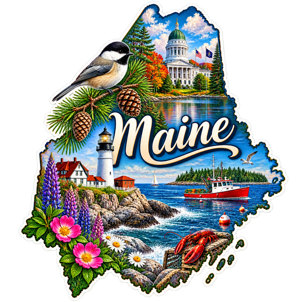 Maine State Pride T-Shirts