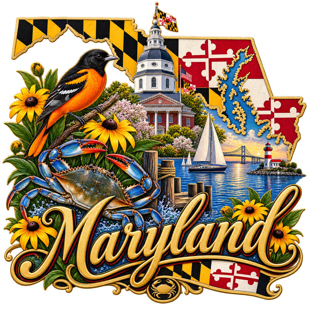 Maryland State Pride T-Shirts