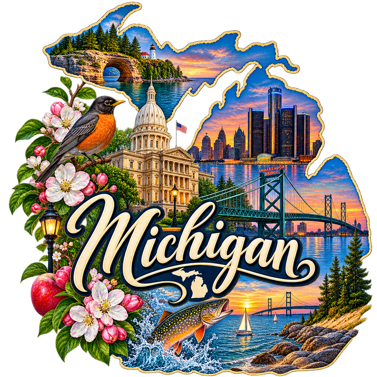 Michigan State Pride T-Shirts