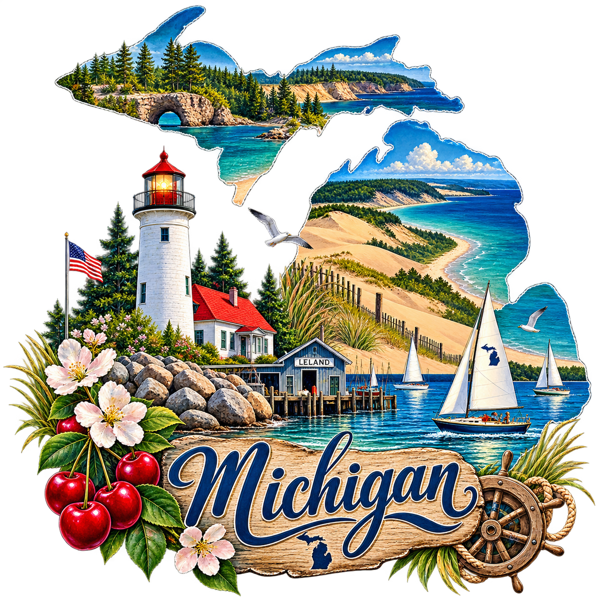 Michigan State Pride T-Shirts