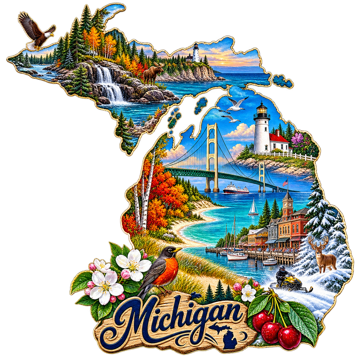 Michigan State Pride T-Shirts