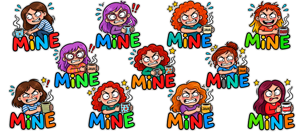 Made to Order - Drink Harder or Mine Mine - Mine Mine - Mug