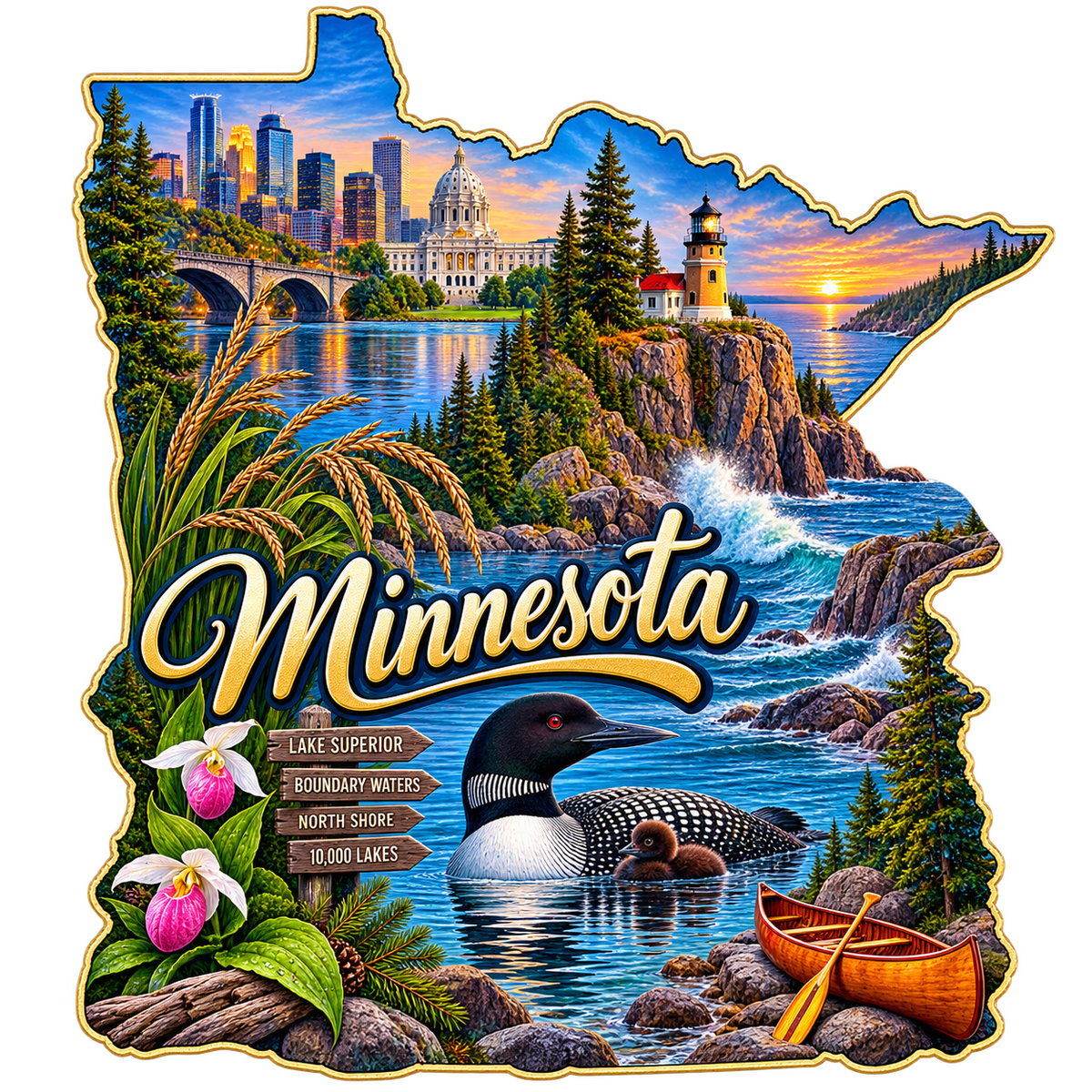 Minnesota State Pride T-Shirts